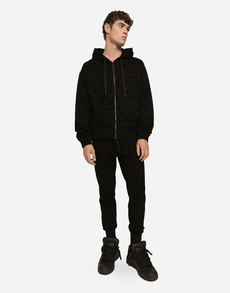 Dolce&Gabbana Cotton jogging pants Black GZ4DATG7KZ2