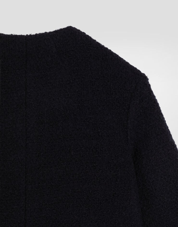 Dolce & Gabbana Bouclé coat Blue L54C61FUZDZ