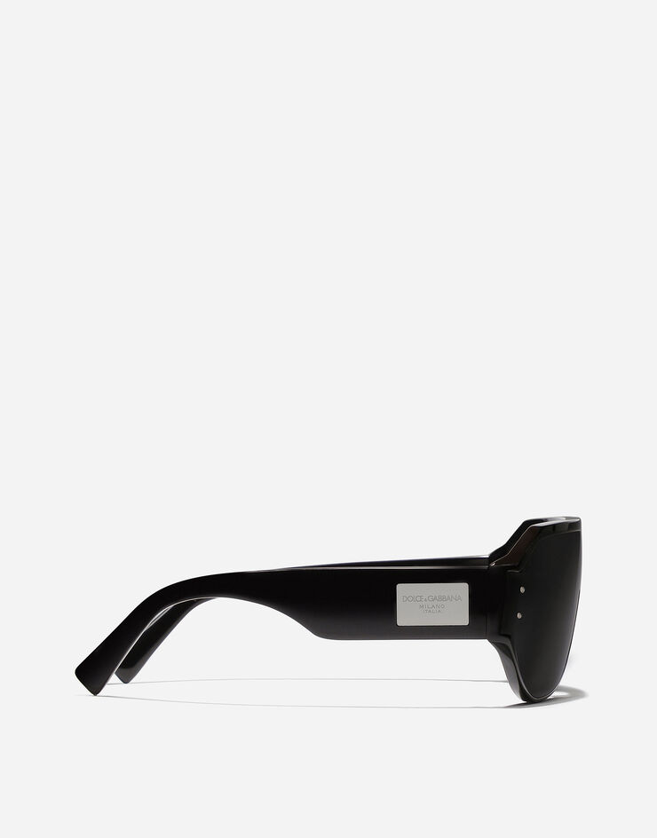 Dolce & Gabbana DG LOGO PLAQUE Sunglasses Black VG448AVP16G