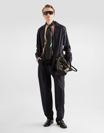 Dolce & Gabbana Pinstripe virgin wool trousers Multicolor GP1B9TFR23B