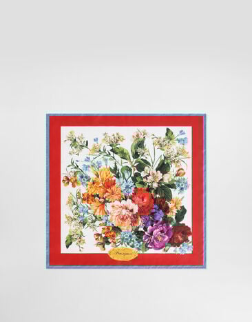 Dolce & Gabbana 50x50 silk twill foulard Multicolor FN093RGDC7B