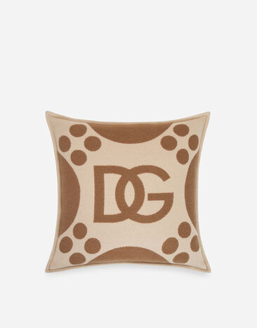 Dolce & Gabbana Wool jacquard cushion medium Multicolor TCE008TCAN2