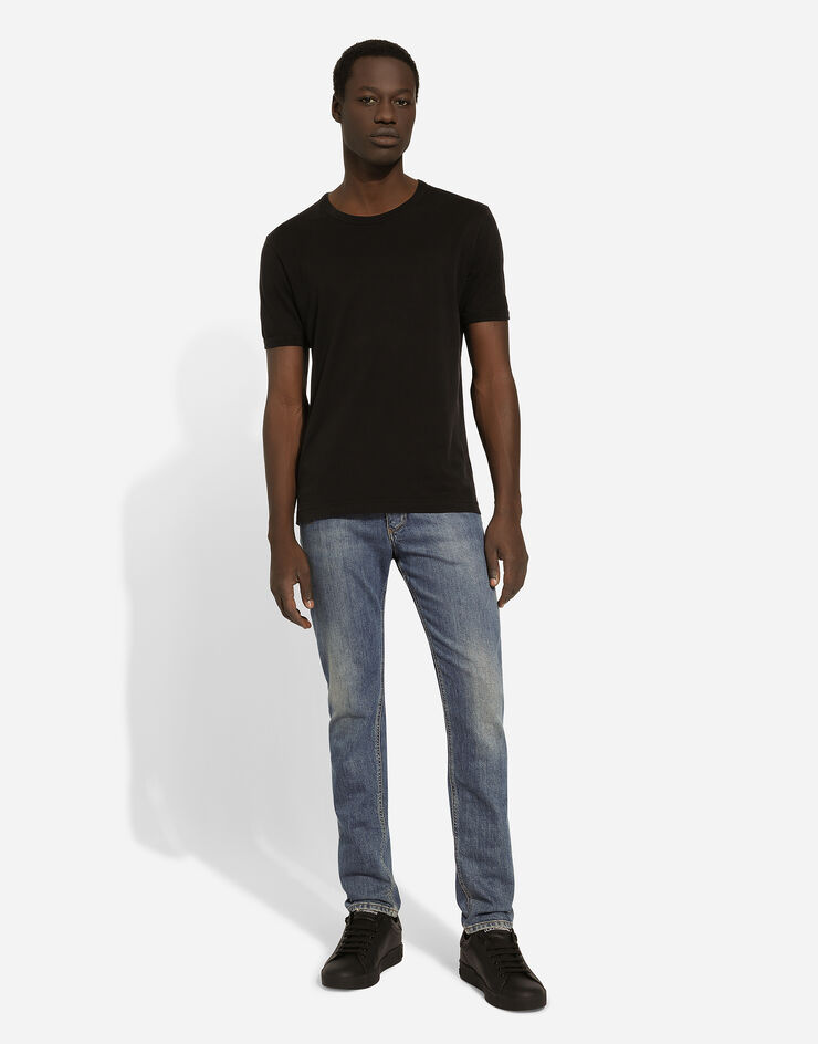 Dolce & Gabbana Vaqueros slim de denim elástico azul Azul GP02WDG8KF2