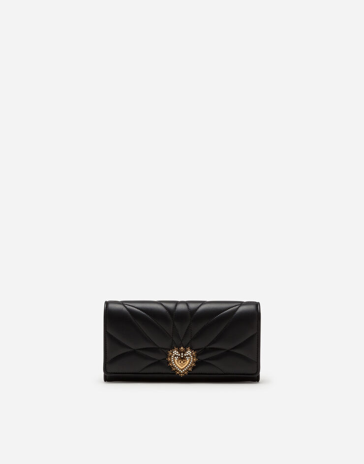 Dolce & Gabbana Large Devotion continental wallet Black BI1268AV967