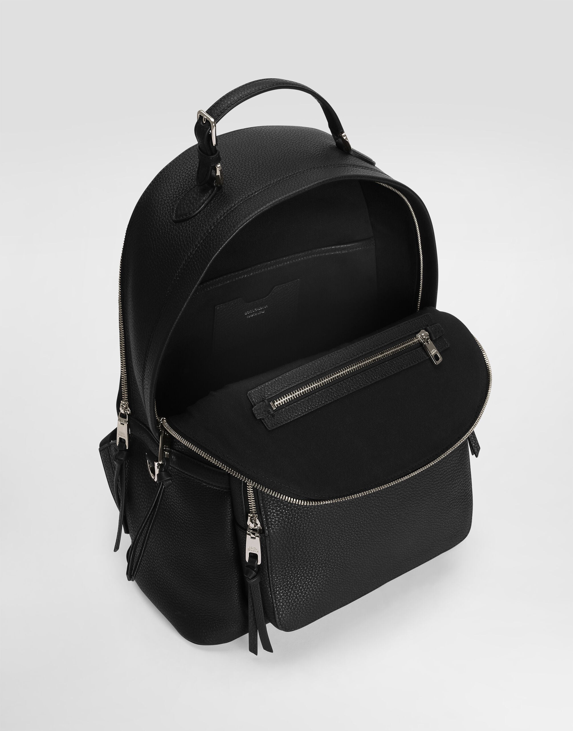 Vittoria calfskin backpack in Black for Men | Dolce&Gabbana® US