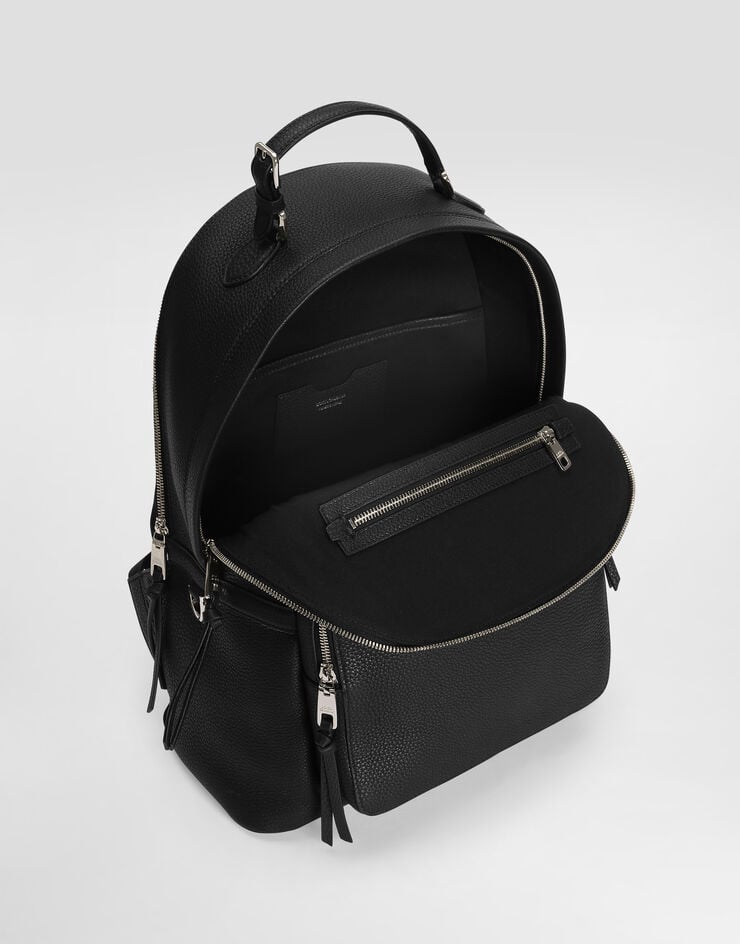 Dolce & Gabbana Vittoria calfskin backpack Black BM2727A0370