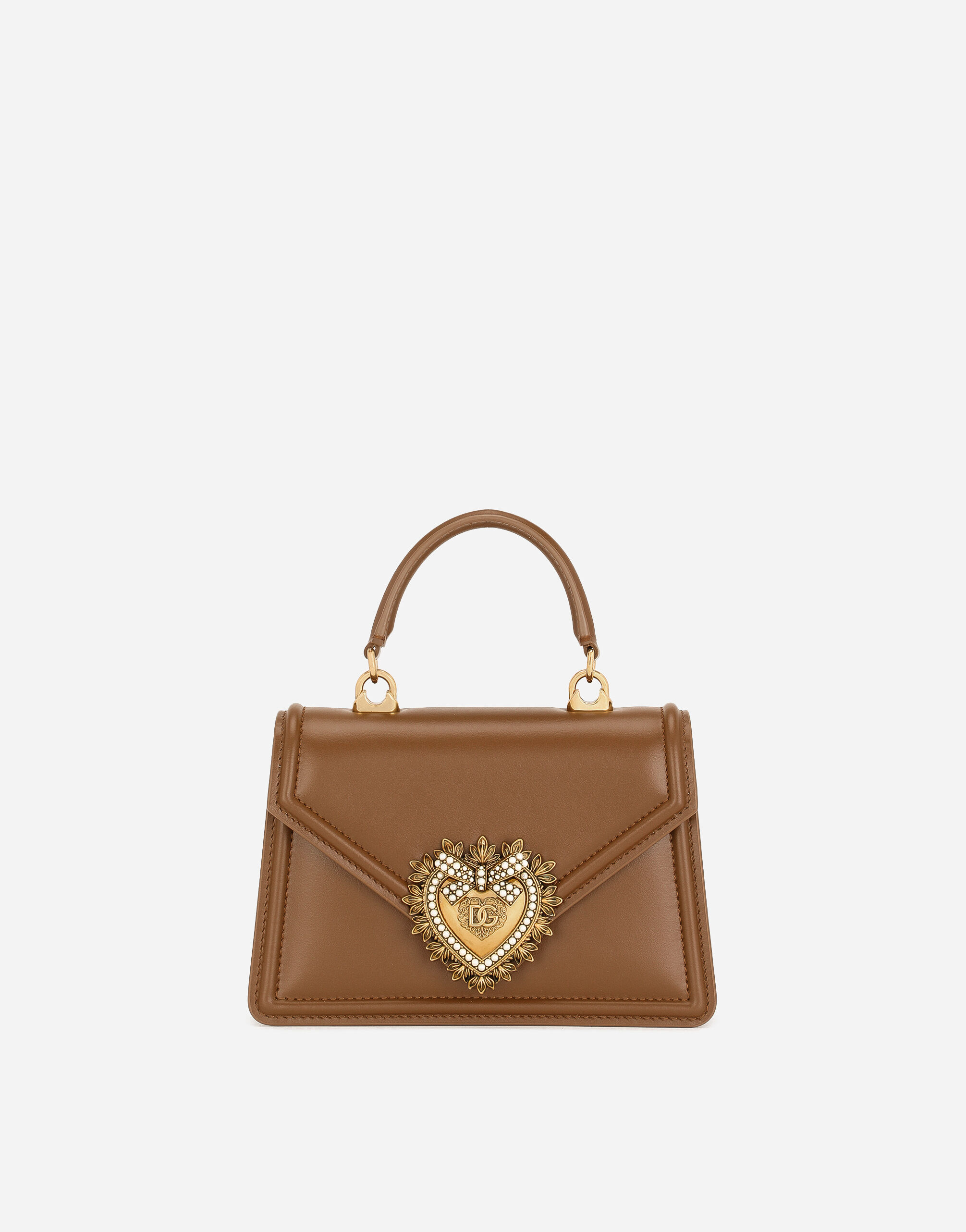 Small Devotion top handle bag in Beige for Women Dolce Gabbana
