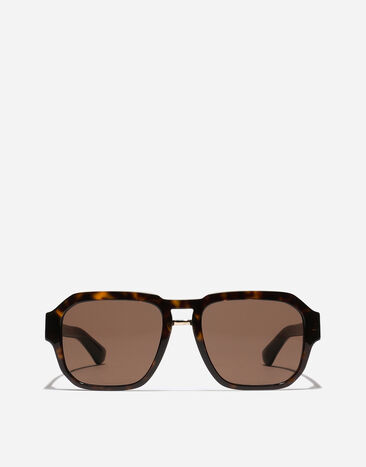 Dolce & Gabbana Mirror logo sunglasses Brown VG446DVP273