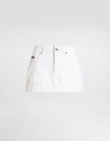 Dolce & Gabbana Denim miniskirt Multicolor F4DDYDG8PE9