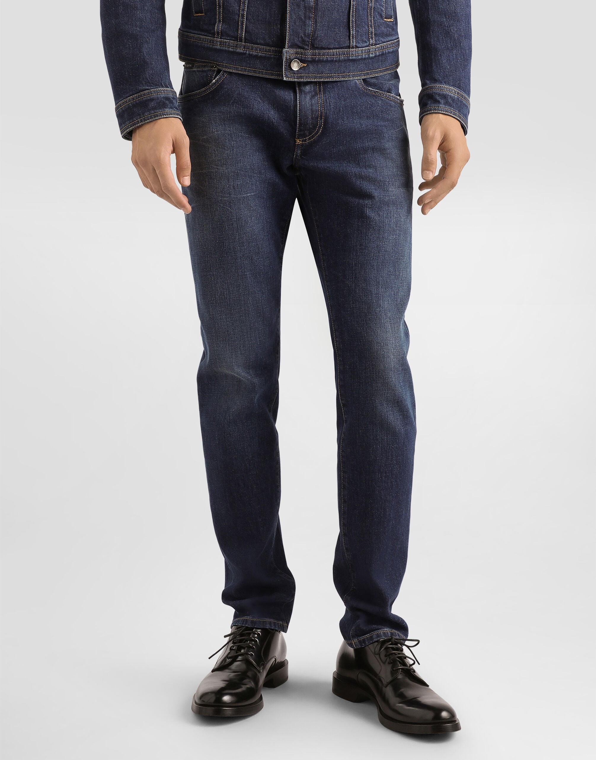 Denim trousers in Multicolor for Men | Dolce&Gabbana® US