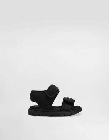 Dolce & Gabbana Sandal with ribbon Black DL0089AW589