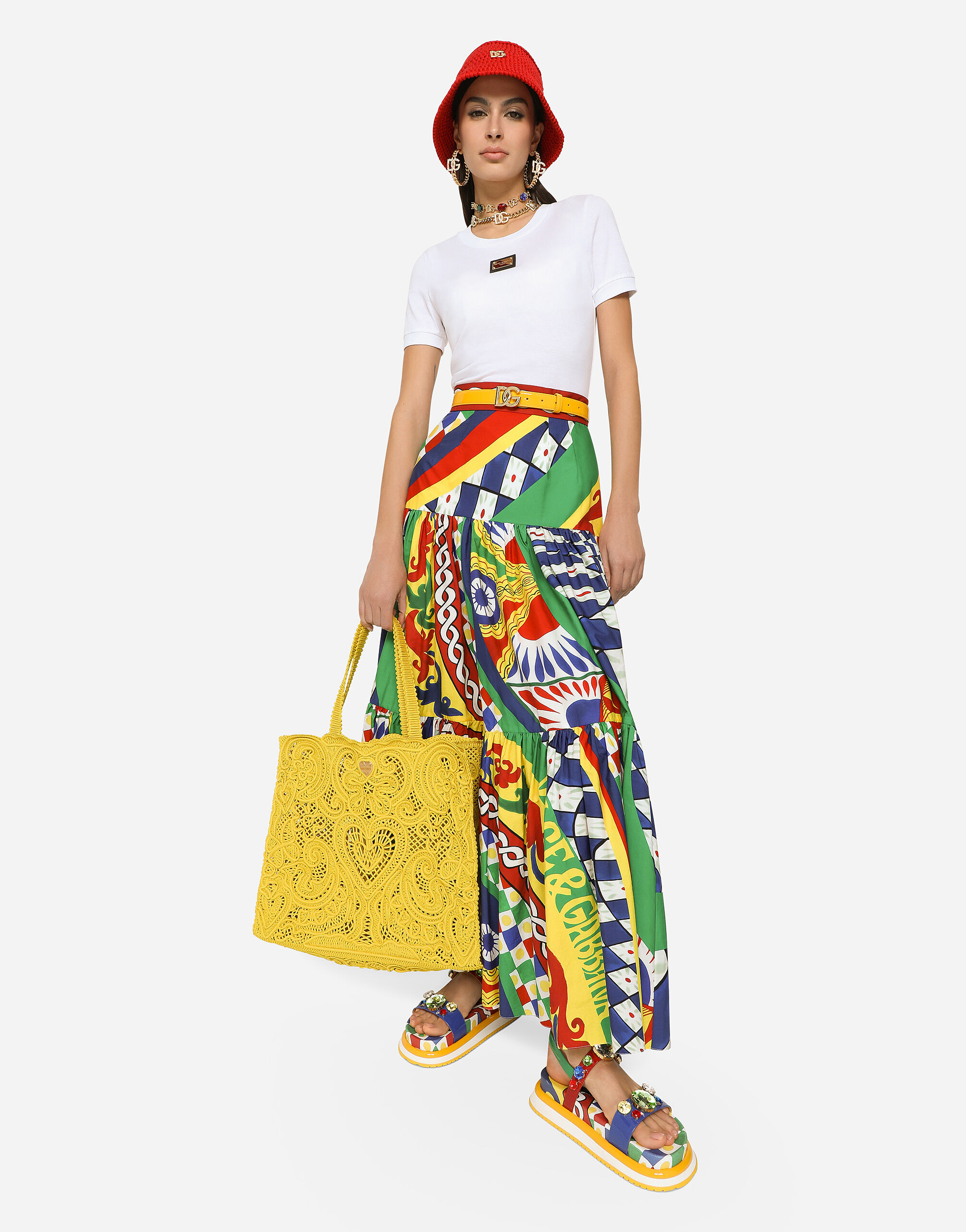 Gonna dolce e top gabbana