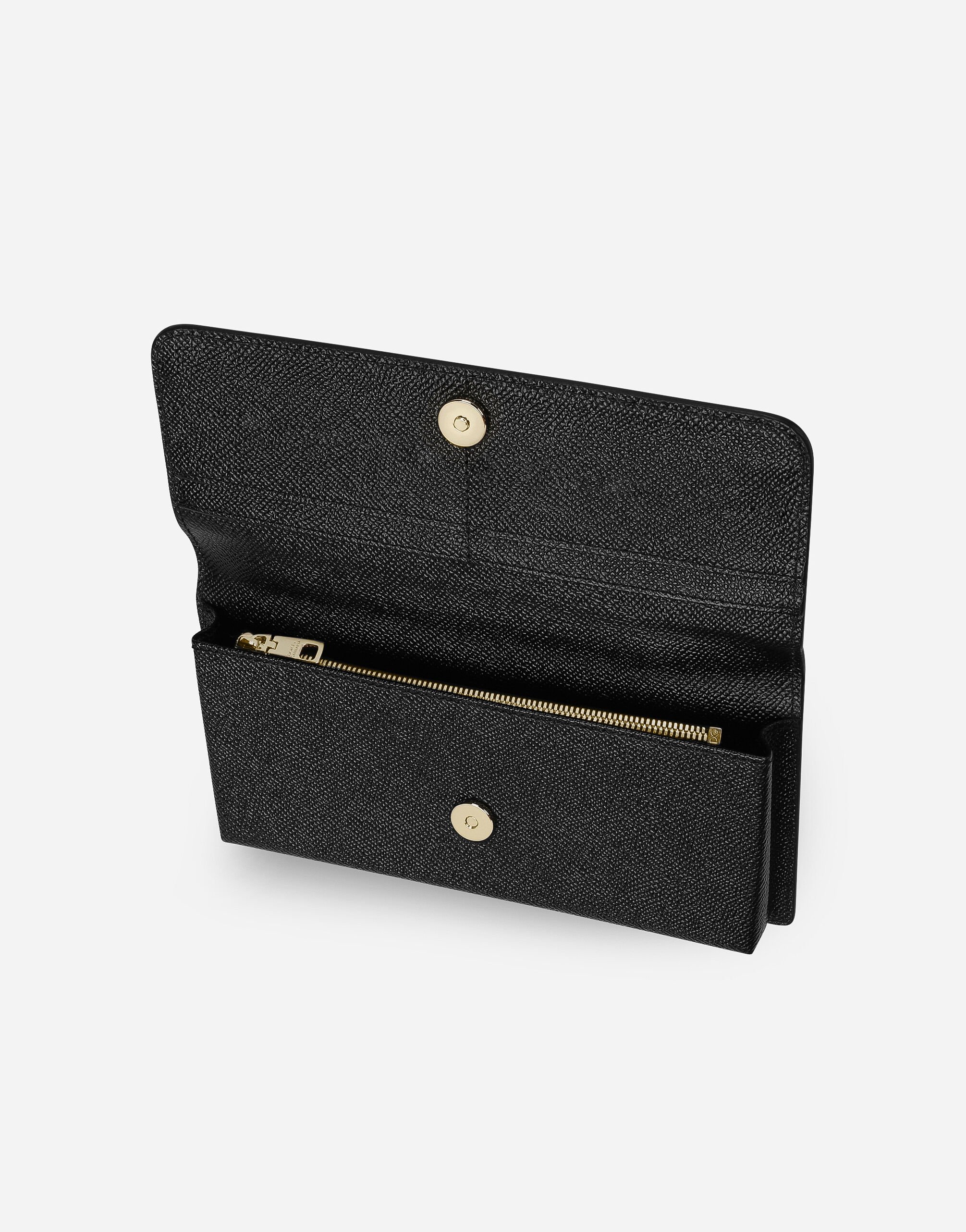Dauphine-print calfskin mini bag in Black for Women