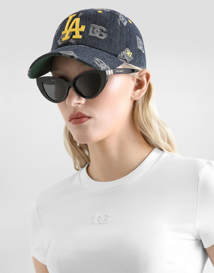 Dolce & Gabbana Dolce&Gabbana x ’47 gorra de béisbol Los Angeles Dodgers en denim con logo Multicolor IH152MGI212