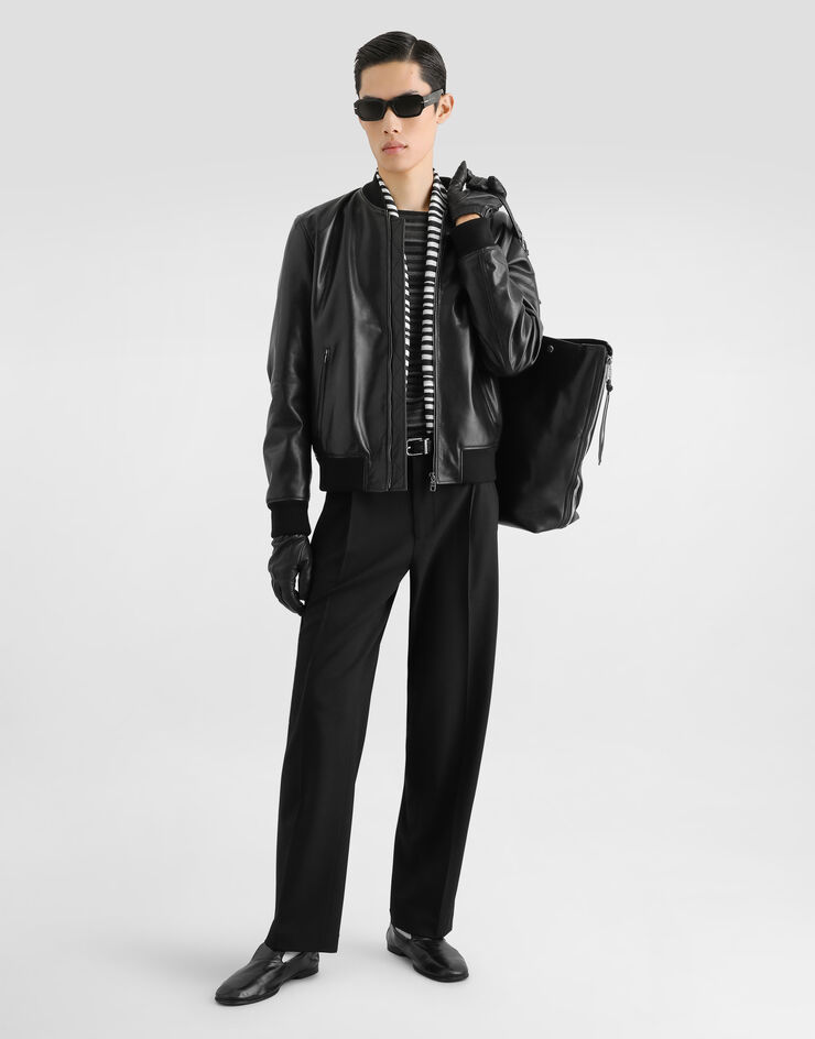 Dolce & Gabbana Calfskin bomber jacket  G9CLSLHUL2J