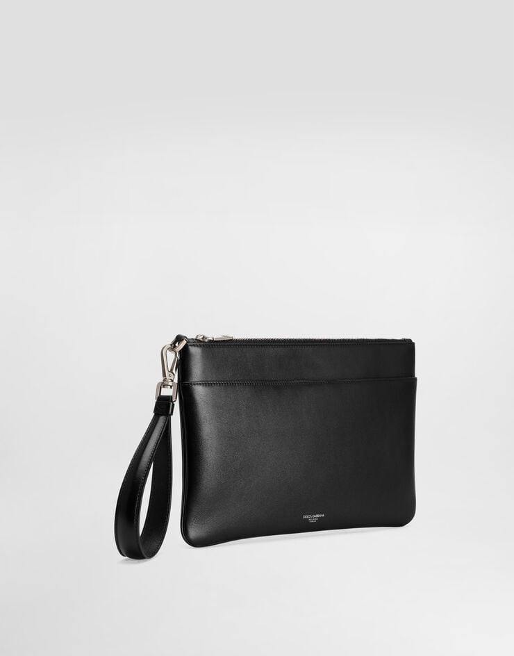 Dolce & Gabbana Calfskin necessaire Black BP3294AV956