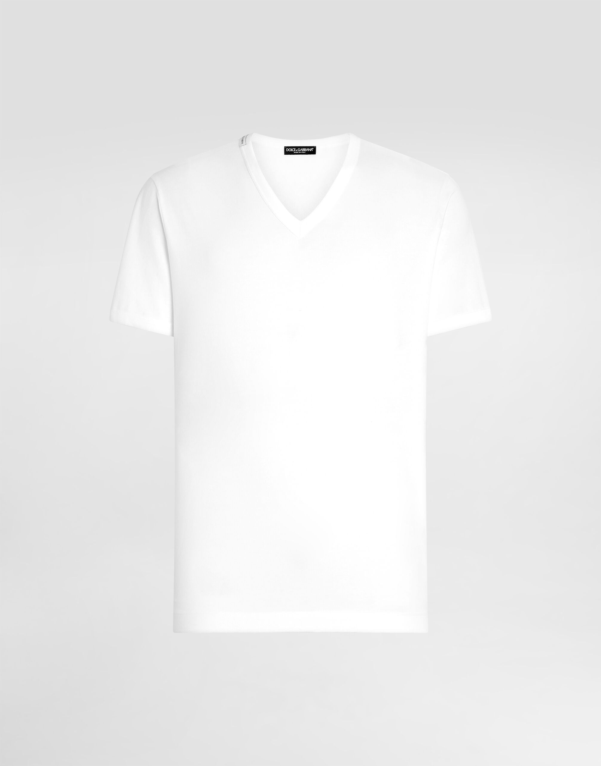 Cotton t-shirt in White for Men | Dolce&Gabbana® US