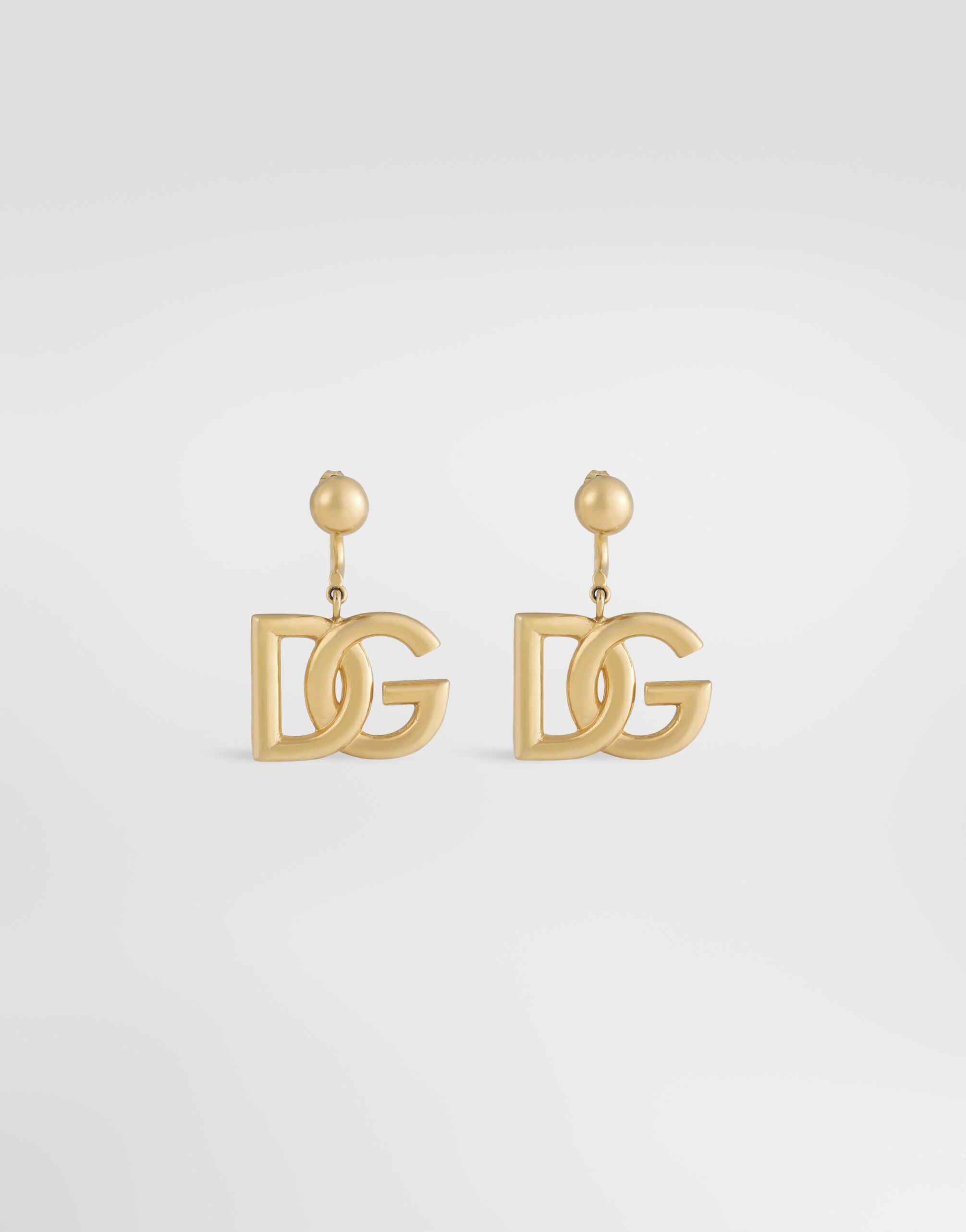 DG logo earrings in Gold for Women | Dolce&Gabbana® US