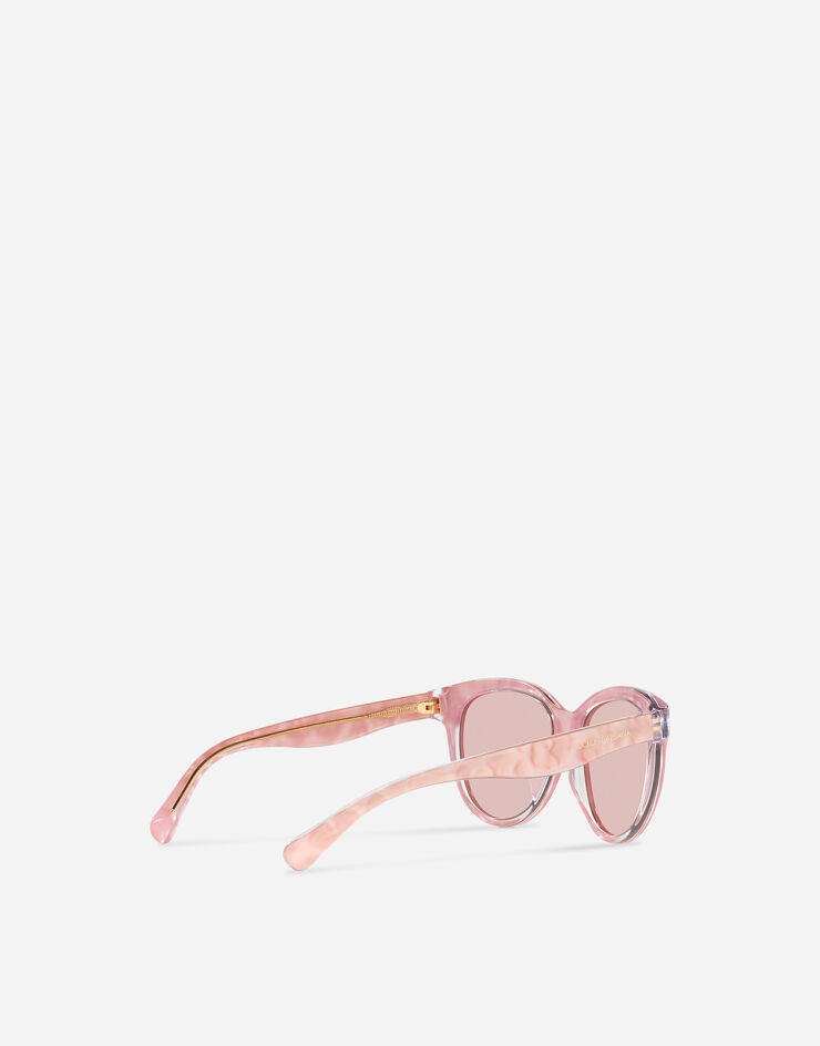 Dolce & Gabbana Power pastel sunglasses PINK MOTHER OF PEARL VG4176VP284