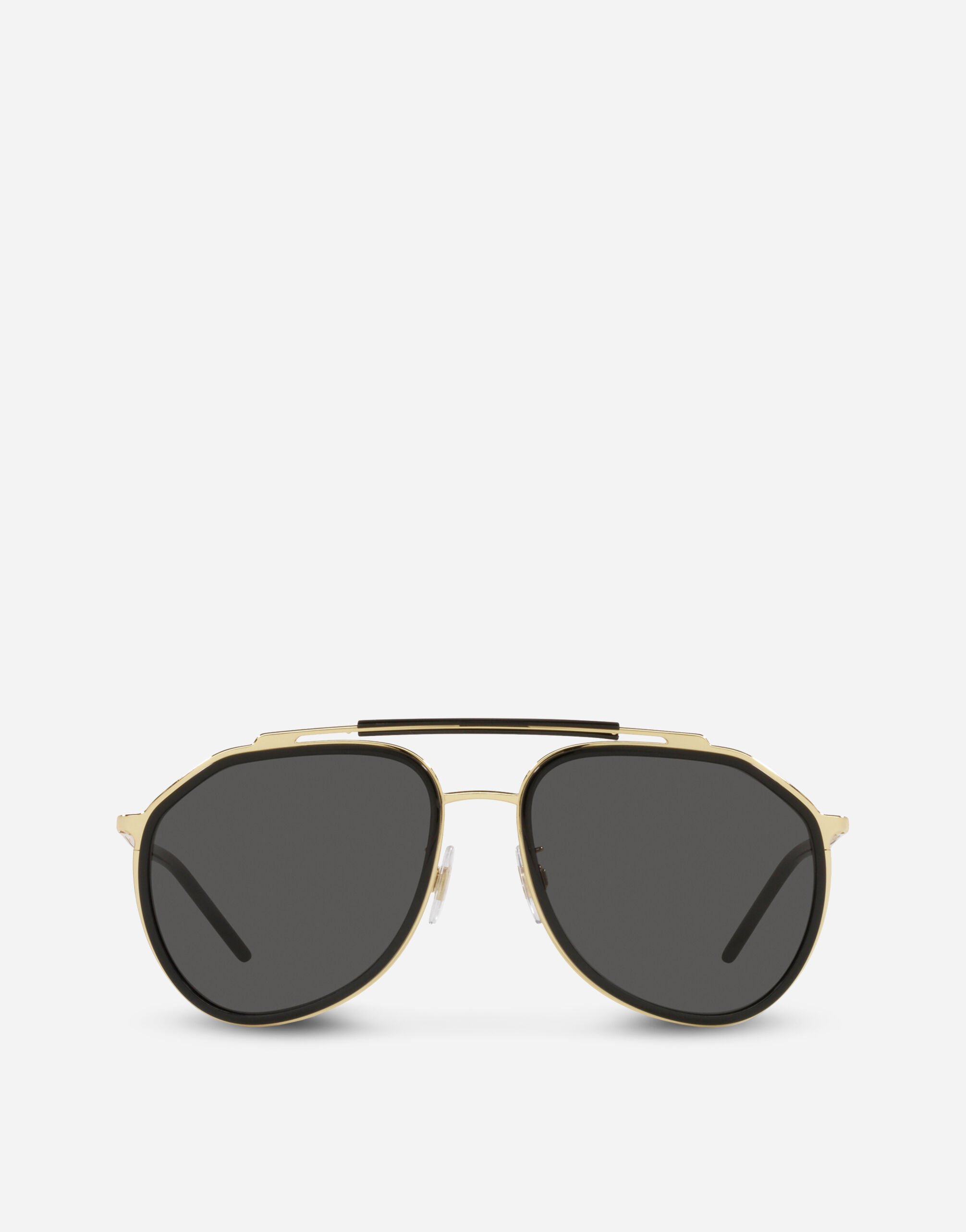 Dolce & Gabbana نظارة شمسية ماديسون ذهبي WBN5L3W1111