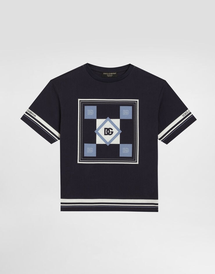 Dolce & Gabbana Jersey T-shirt with print Multicolor L4JTHVII7HO