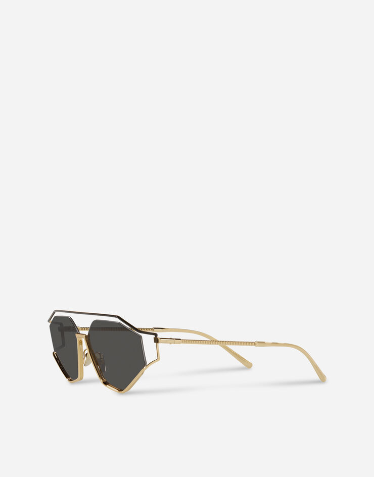 Dolce & Gabbana Sartoriale Swagging sunglasses Nero/Giallo VG2265VM487