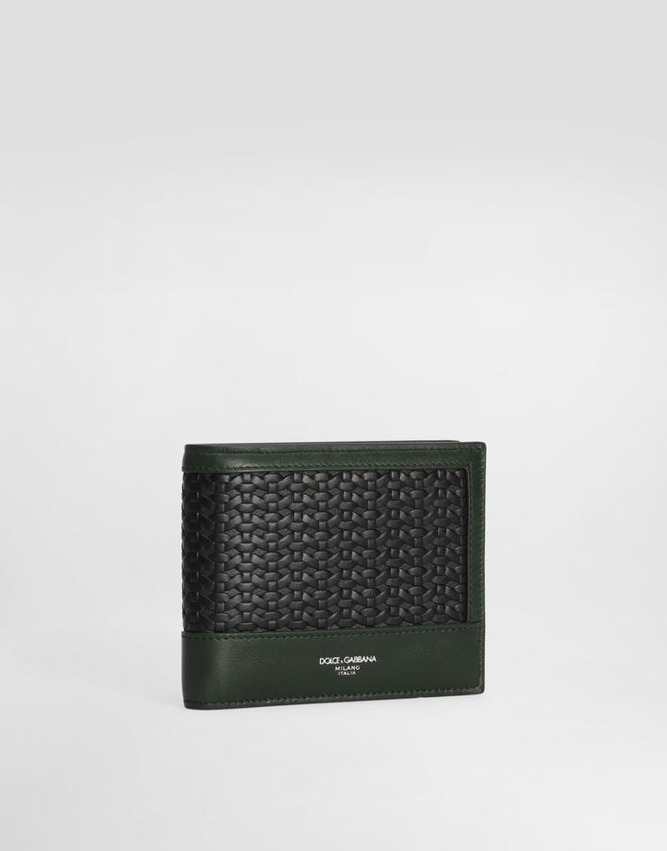 Dolce & Gabbana Plongé woven calfskin wallet Multicolor BP3102AN419
