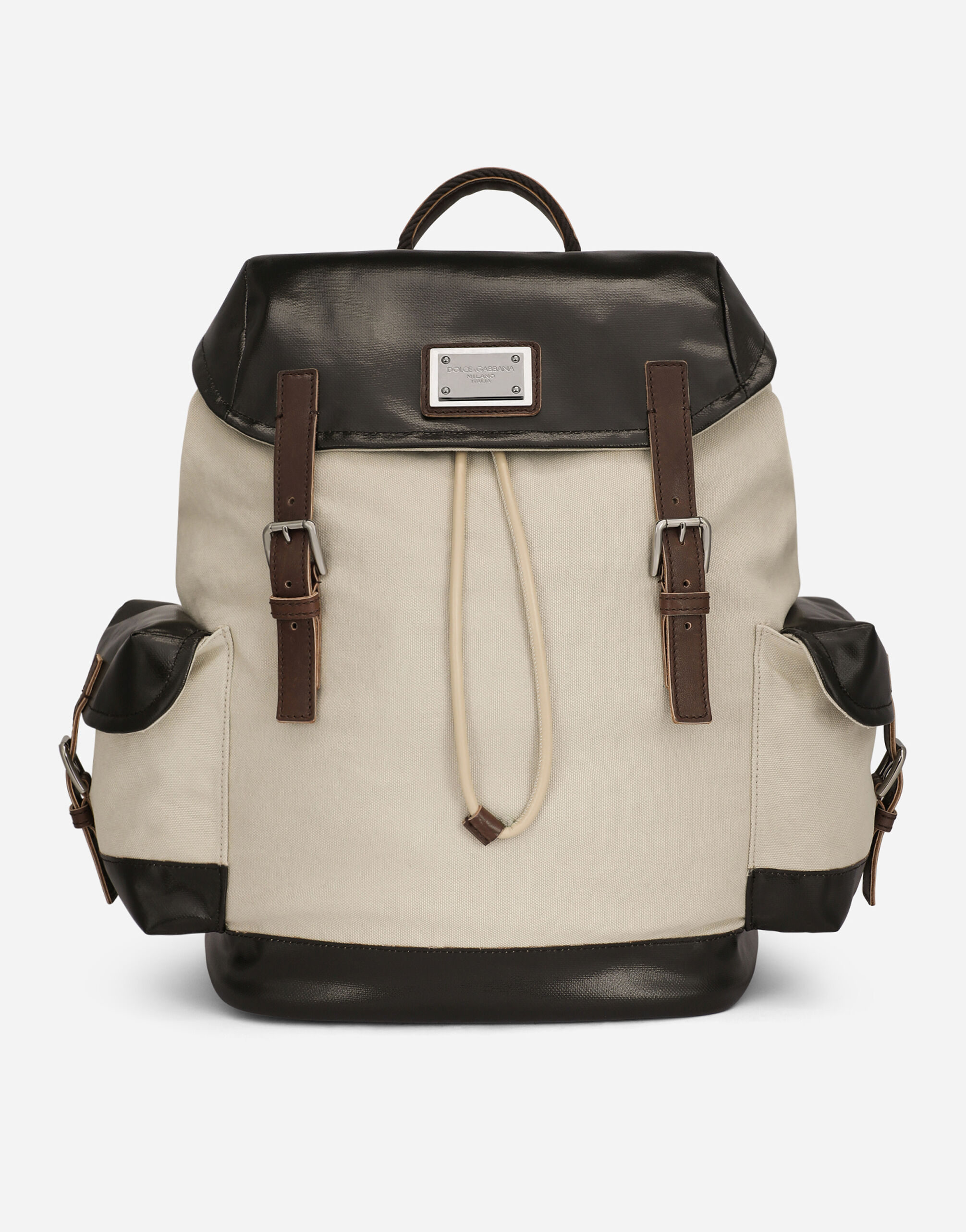 Dolce&Gabbana Canvas backpack White GY6IETFUFJR