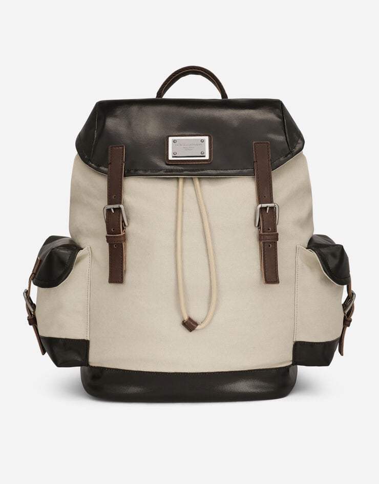 Dolce & Gabbana Canvas backpack Beige BM2254AK080