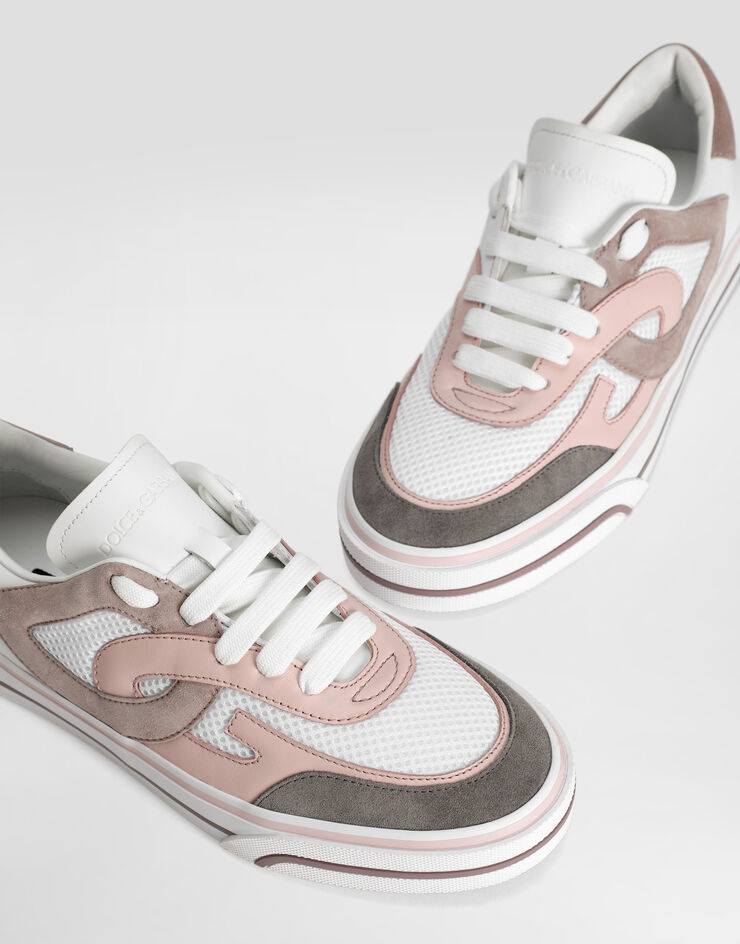 Dolce & Gabbana DG sailing sneakers in mesh and leather Multicolor CK2385A5210