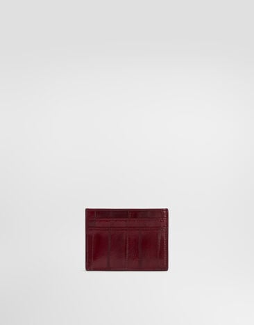 Dolce & Gabbana Eel card holder Red BI0330A8B08