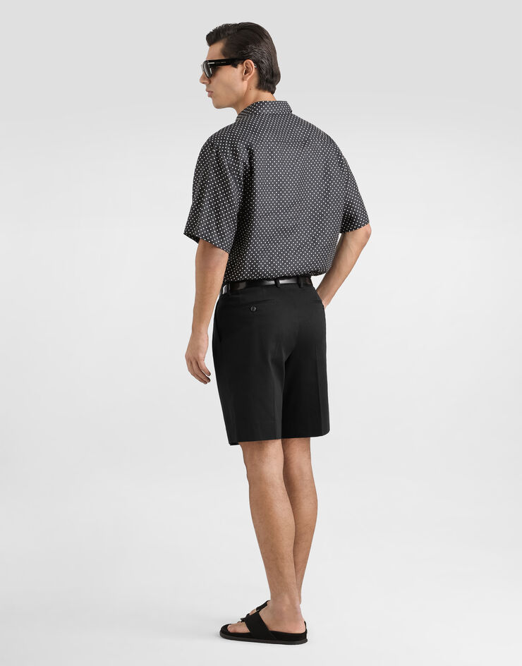 Dolce & Gabbana Polka dot-print linen shirt Dolce & Gabbana Polka dot-print linen shirt Multicolor G5OR6TFS4H1