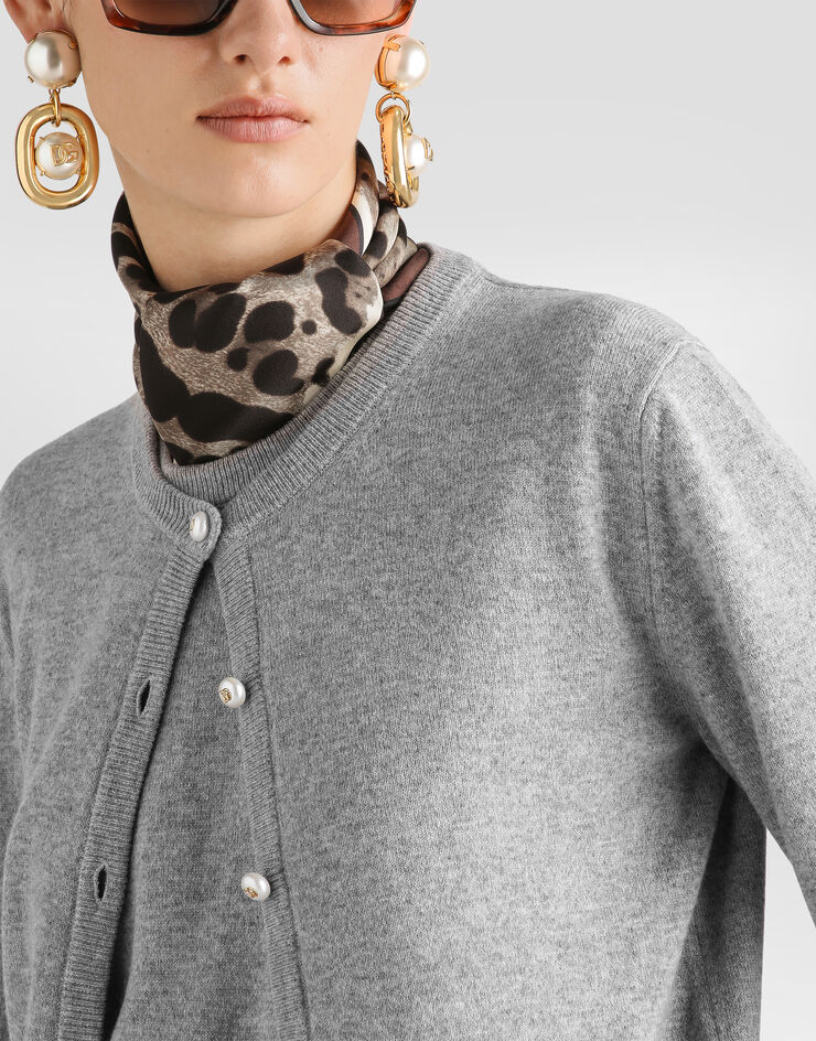 Dolce & Gabbana Cashmere cardigan Grey FXV07TJBW2C