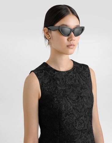 Dolce & Gabbana DG Crossed Sunglasses Black VG4439VP187