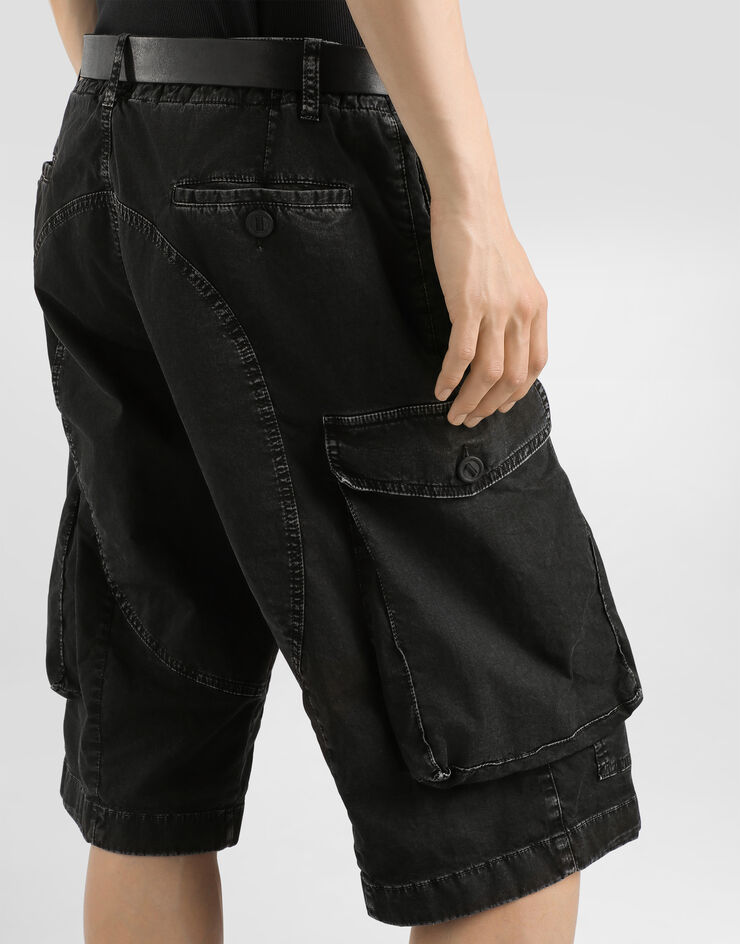 Dolce & Gabbana Cotton bermuda shorts Dolce & Gabbana Cotton bermuda shorts Black GV0UHTG8OI2