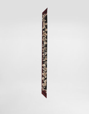 Dolce & Gabbana Silk twill bandeau Print FS215AGDC9D