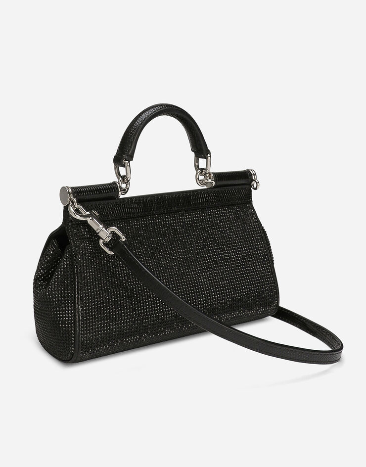 Dolce & Gabbana KIM DOLCE&GABBANA Маленькая сумка Sicily с короткой ручкой черный BB7116AN154