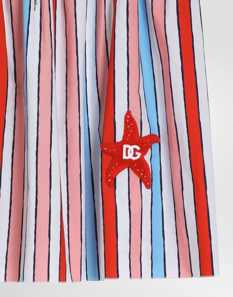 Dolce & Gabbana Striped poplin dress Dolce & Gabbana Striped poplin dress Multicolor L54DE0HS5UN