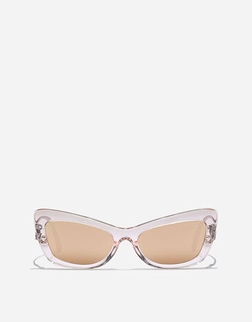 Dolce & Gabbana Gafas de sol DG Crystal Rosa transparente VG4467VP86X