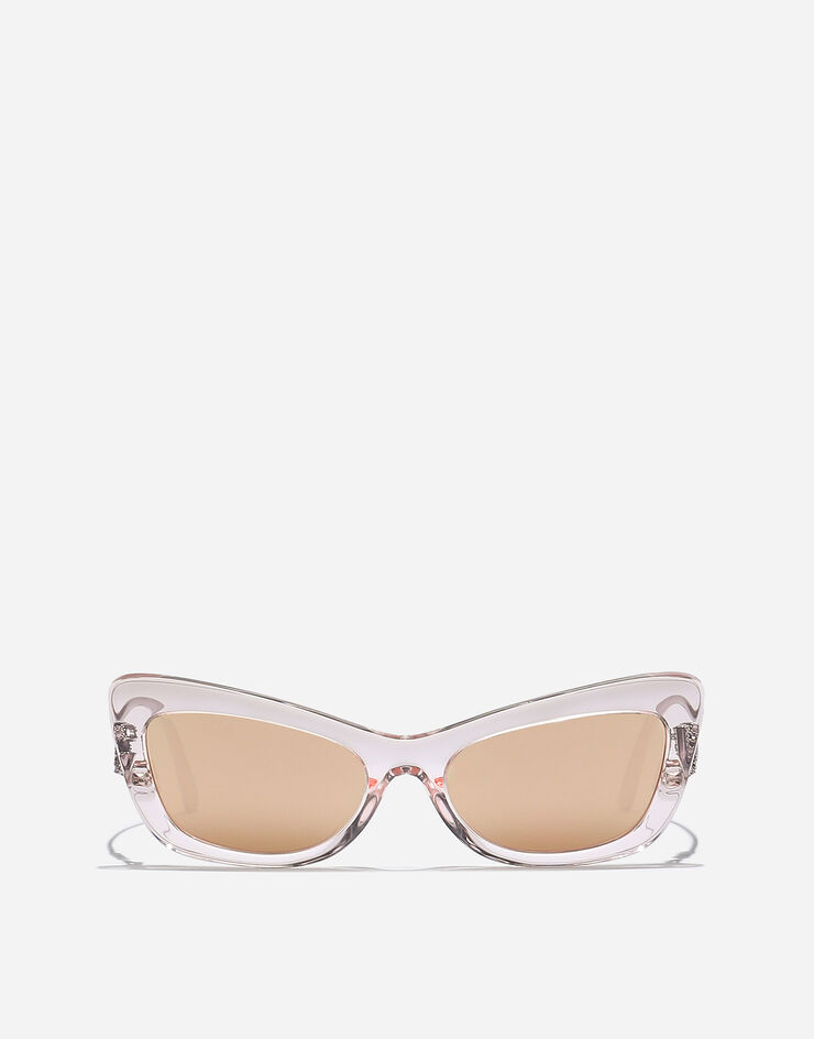Dolce & Gabbana Gafas de sol DG Crystal Rosa transparente VG4467VP86X