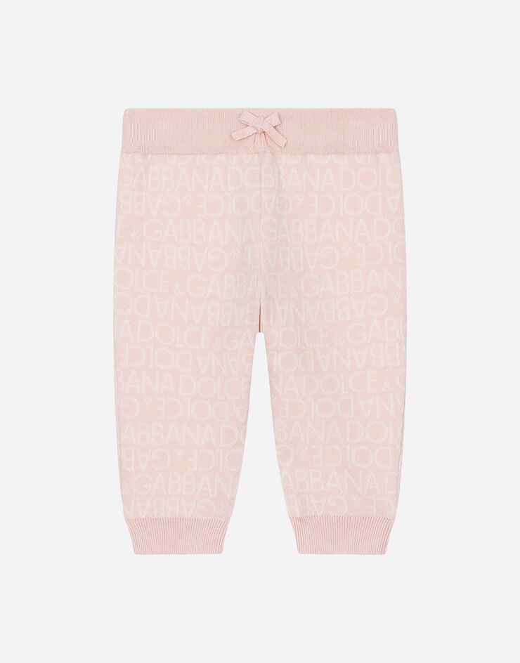 Dolce&Gabbana Pantalon de jogging en maille jacquard Multicolore L1KP05JFMU8