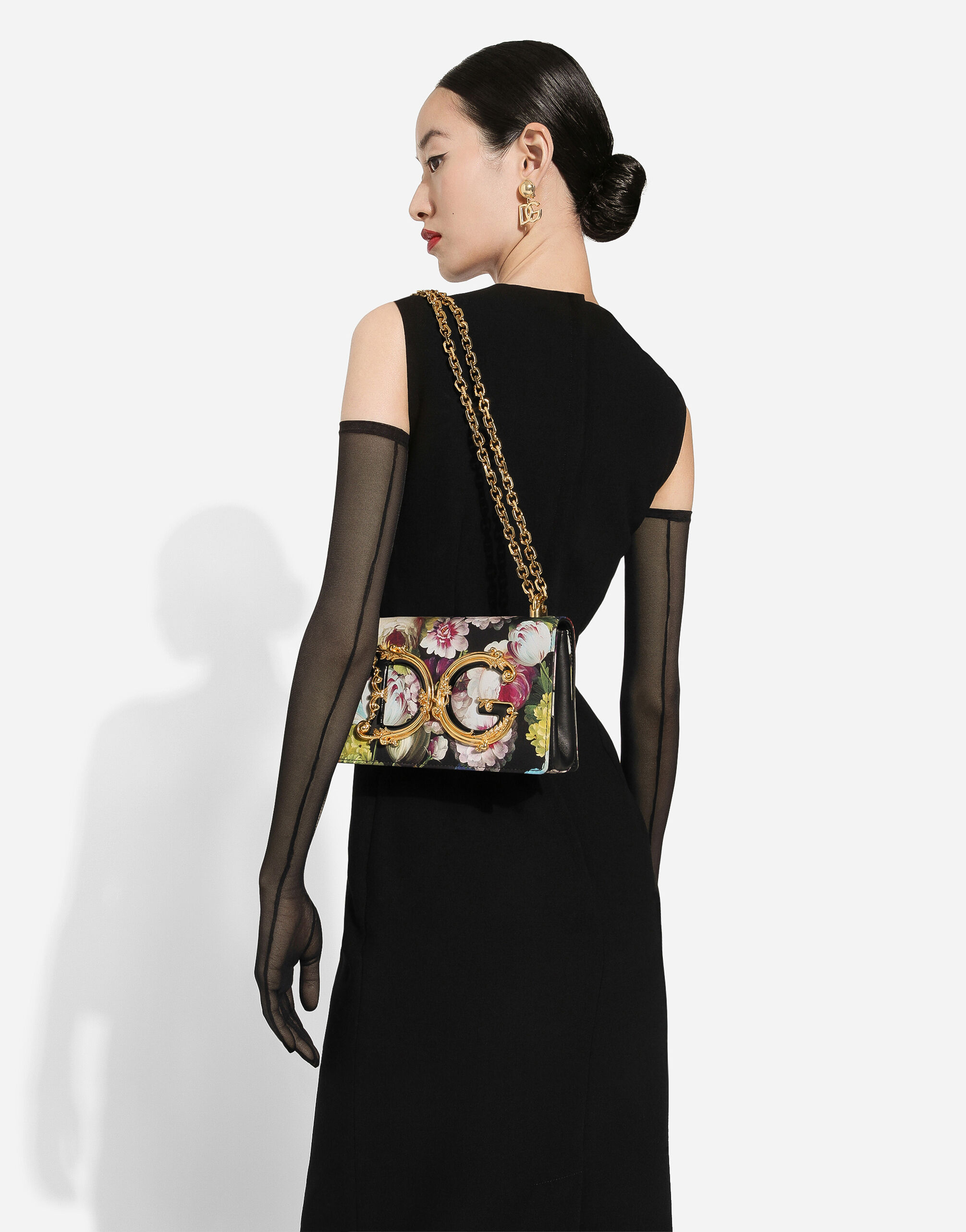 Medium DG Girls shoulder bag in Multicolore da Donna Dolce Gabbana