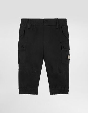 Dolce & Gabbana Gabardine cargo trousers Black L15P22FUFJH