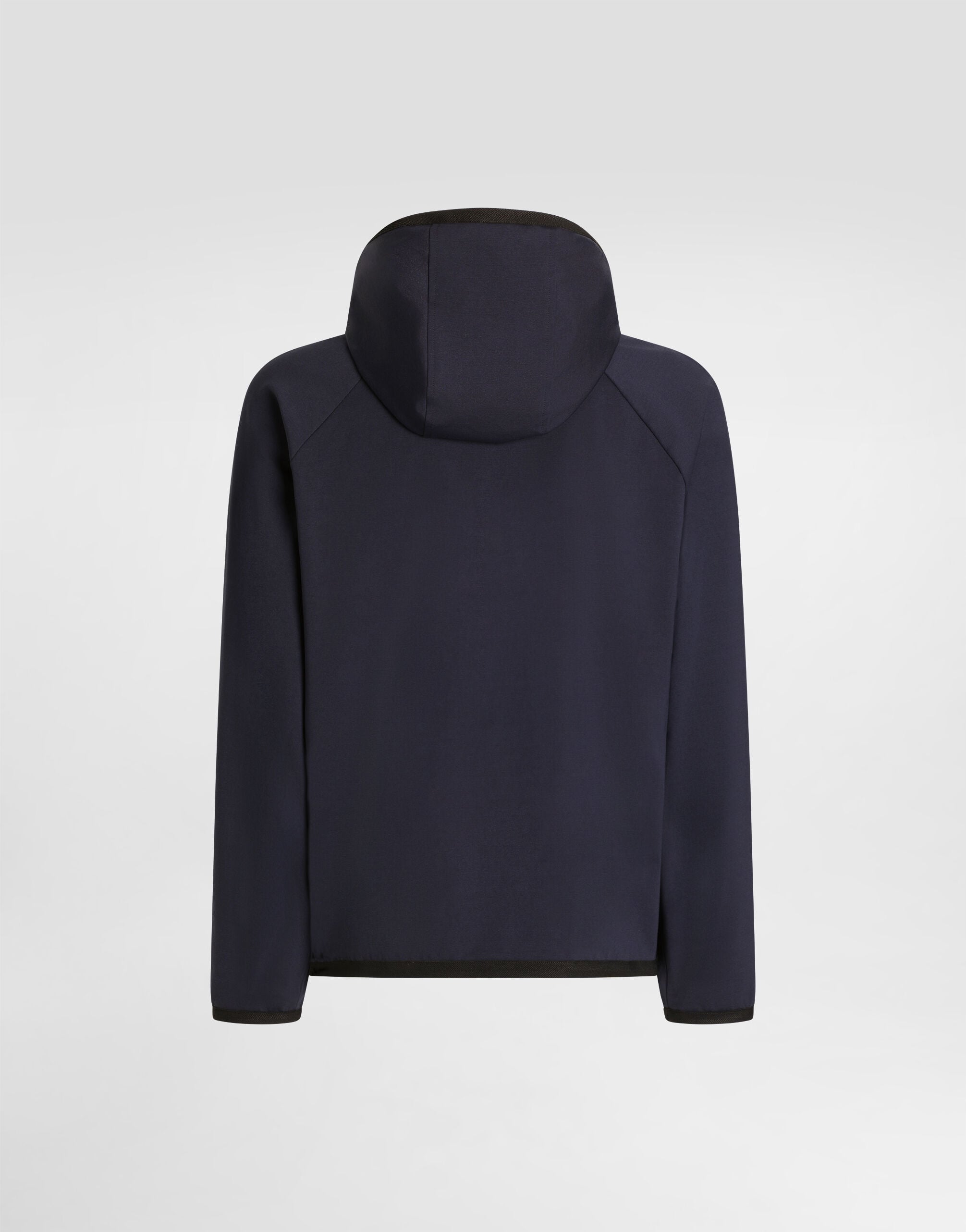 Heve クラウドブルゾン　バニラ　maison de Dolce. Jersey jacket with hood in Blue for Men | Dolce&Gabbana® US