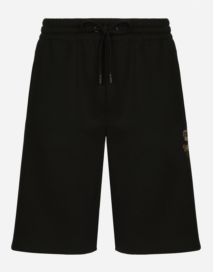 Dolce & Gabbana Спортивные шорты из джерси с вышивкой черный GVF8AZHU7H9