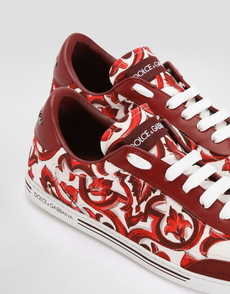 Dolce & Gabbana Majolica-print cotton saint tropez light sneakers Dolce & Gabbana Majolica-print cotton saint tropez light sneakers Multicolor CS2306A0537