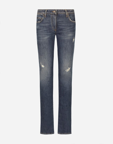 Dolce&Gabbana Bell-bottom jeans Black F0B6ATHJMOK