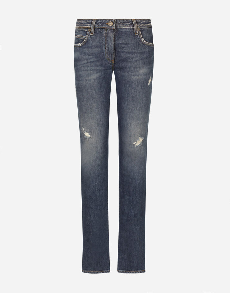 Dolce&Gabbana Bell-bottom jeans Multicolor FTCZADG8KA1