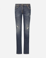 Dolce & Gabbana Bell-bottom jeans Black F26X6FGDBMX