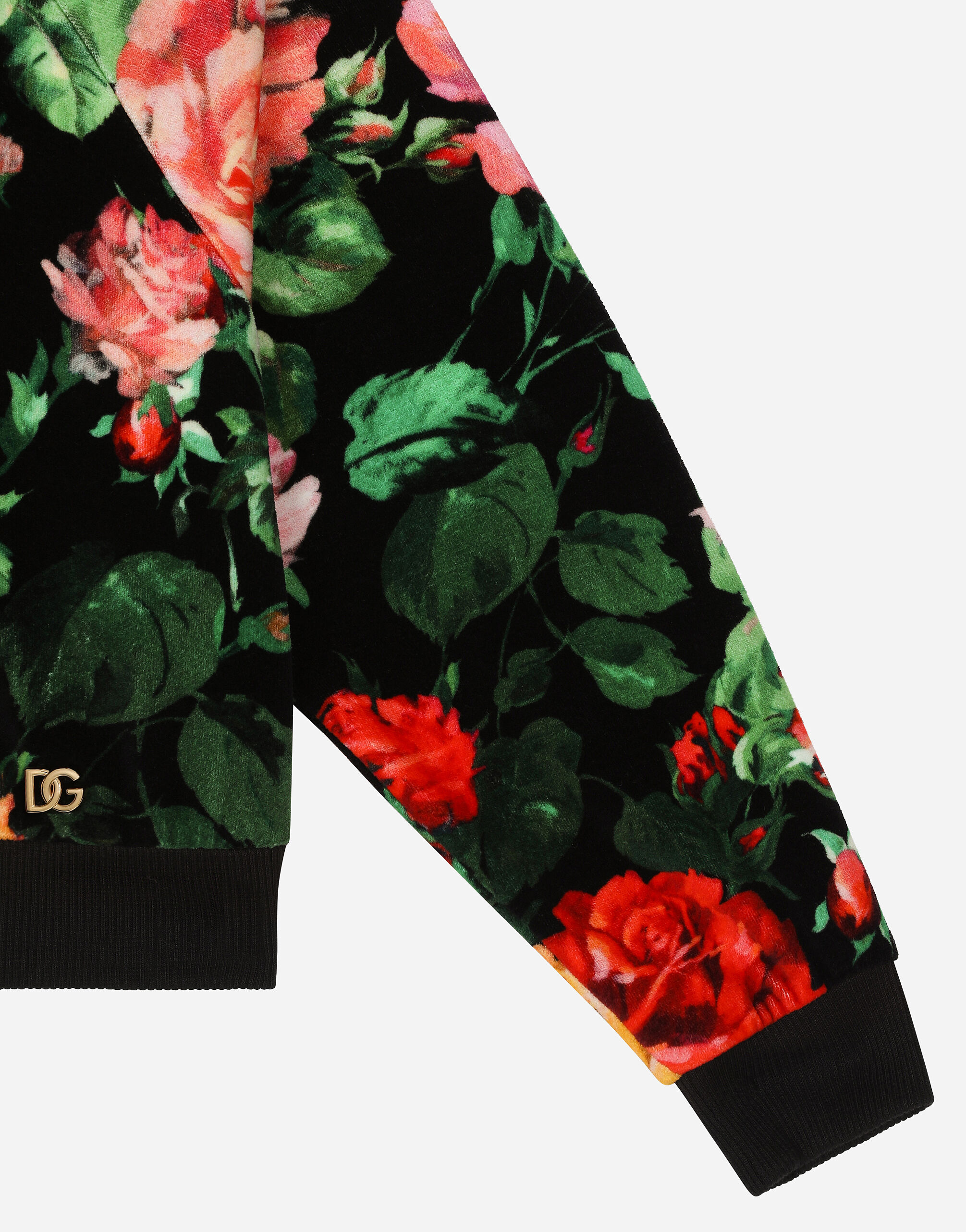 Sudadera estampado de rosas 2025